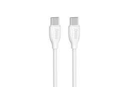 USB data kabl Superior CO-BX19 Fast 60W 3A Type C na Type C 1m beli