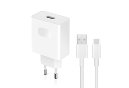 Kućni punjač Honor Super Charge 22.5W sa kablom beli