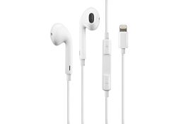APPLE Earpods Lightning Bele Slušalice