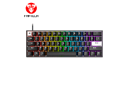 Gejmerska mehanička tastatura FANTECH MK857 MAXFIT61 FROST CRNA 